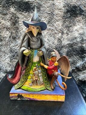 Jim Shore Wizard and Monkey Figurine - Wicked